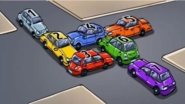 Brain Teaser: Which Car Will You Remove First To Clear The Traffic Jam?